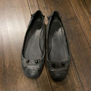 Balenciaga black ballet slippers size 38.5